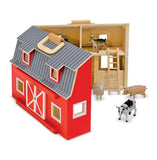 Melissa & Doug, Wooden Fold & Go Barn, Toys