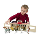 Melissa & Doug, Melissa & Doug - Take-Along Show-Horse Stable Play Set, Toys