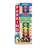 Melissa & Doug, Wooden Stack & Count Parking Garage, Toys