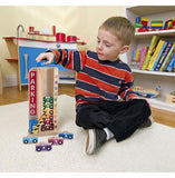 Melissa & Doug, Wooden Stack & Count Parking Garage, Toys