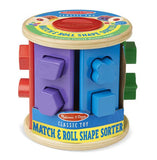 Melissa & Doug, Melissa & Doug - Match & Roll Shape Sorter, Toys