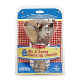 Melissa & Doug, Melissa & Doug - Let's Play House! Stir & Serve Cooking Utensils, Toys