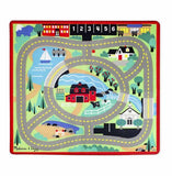 Melissa & Doug, Melissa & Doug - Round the Town Road Rug & Car Set, Toys