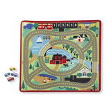 Melissa & Doug, Melissa & Doug - Round the Town Road Rug & Car Set, Toys