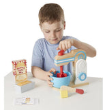 Melissa & Doug, Wooden Make-a-Cake Mixer Set, Toys