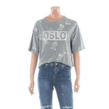 Siero Wear, Flower pattern OSLO print short sleeve T-shirt, women clothes