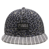 Pamoa, Pamoa Pmcf520 Stripe Leopard Snapback with leather Patch, Accessories