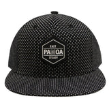 Pamoa, Pamoa Pmcf550 Dotted Stripe Zig Zag Linen Snapback, Hat