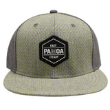 Pamoa, Pamoa Pmcf550 Dotted Stripe Zig Zag Linen Snapback, Hat