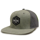 Pamoa, Pamoa Pmcf550 Dotted Stripe Zig Zag Linen Snapback, Hat