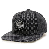 Pamoa, Pamoa Pmcf550 Dotted Stripe Zig Zag Linen Snapback, Hat