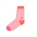 I hate Monday Socks-nylon flower pink