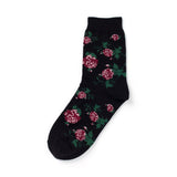 I hate Monday Socks-Unisex/Free Size-Rose Black