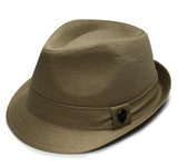 Pamoa, Pamoa Pmt110 Cotton Solid Trilby Fedora Hats, Accessories