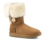 UGG Women Boots Bailey Button Triplet II 1016227 - Chestnut