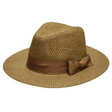 Pamoa, Pamoa Pms470 Wide Brim Straw Fedora Hat, Accessories