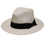 Pamoa, Pamoa Pms470 Wide Brim Straw Fedora Hat, Accessories