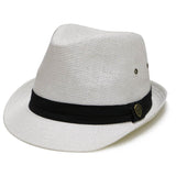 Pamoa, Pamoa Pms500 Solid Paper Toyo Trilby Straw Fedora Hat, Accessories