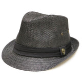 Pamoa, Pamoa Pms500 Solid Paper Toyo Trilby Straw Fedora Hat, Accessories