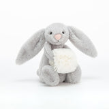 Jellycat Small Bashful Grey Snow Bunny