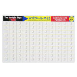 Melissa & Doug, Melissa & Doug - Subtraction Problems Write-A-Mat, Toys