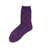 I hate Monday Socks-Unisex/Free Size-Glitter Purple