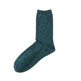 I hate Monday Socks-Unisex/Free Size-Glitter Darkteal