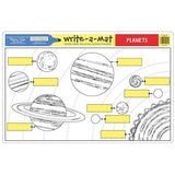 Melissa & Doug, Melissa & Doug - Planets Write-A-Mat, Toys