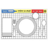 Melissa & Doug, Melissa & Doug - Set the Table Color-A-Mat, Toys