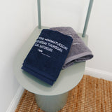 I hate Monday, Grey/Navy Towel SET, Accessories