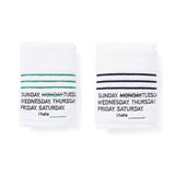 I hate Monday Socks-Unisex/Free Size-Stripe Towel SET