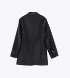 black wool blazer