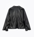 leather jacket women