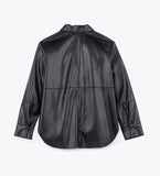 leez leather shirt