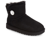 UGG Women Boots MINI BAILEY BUTTON BLING 1016554 - Black