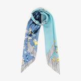 leez silk scarf