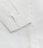 Leez Silk Shirt White