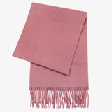 100% Cashmere Scarf Mauve Taupe