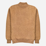 Women Classic Cashmere Sweater Camel Heather