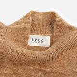 Women Classic Cashmere Sweater Camel Heather