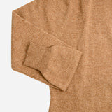 Women Classic Cashmere Sweater Camel Heather