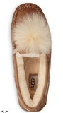 UGG Women Dakota Pom Pom 1019015 - Chestnut