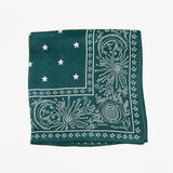 LEEZ Sun & Star Print Square Silk Scarf - Sacramento